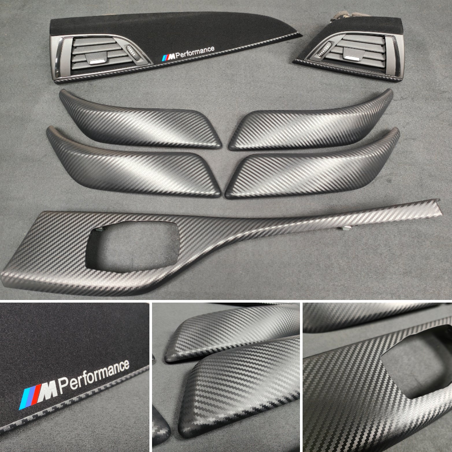 BMW F20 PERFORMANCE STYLE INTERIOR TRIM SET - 3D CARBON (#10)